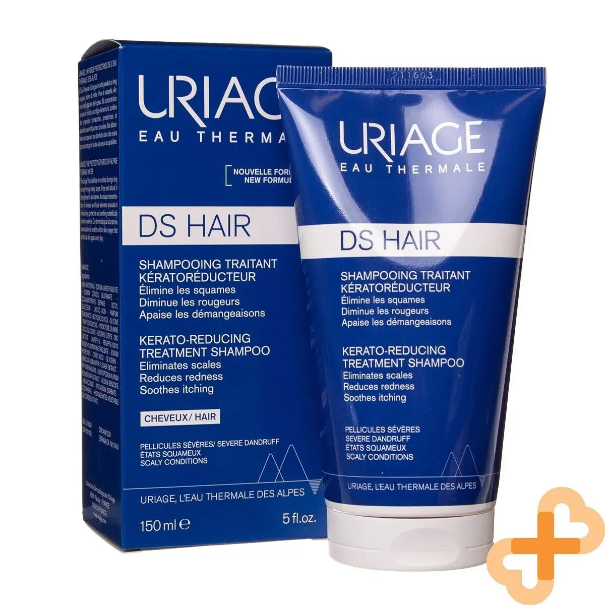 URIAGE DS Shampoo Itching Scalp Anti Dandruff Scales Redness Soothes Uriage Au supplements