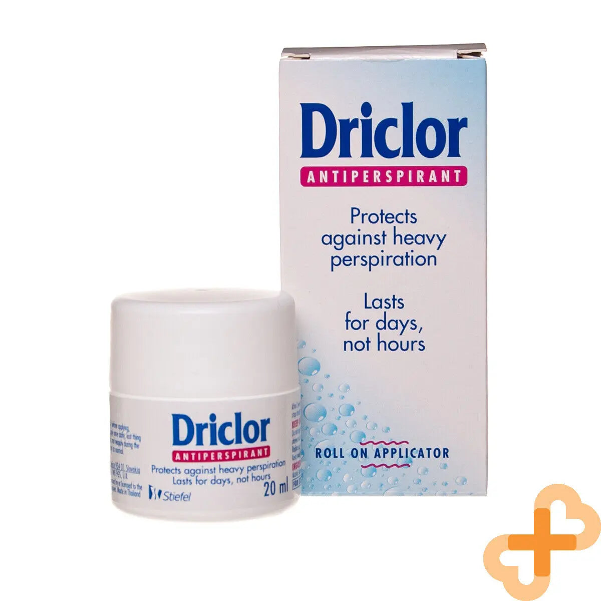 DRICLOR Deodorant Antiperspirant Roll On 20 ml Against Heavy Perspiration Driclor Au supplements