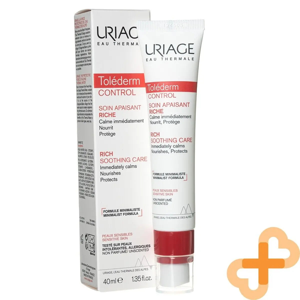 URIAGE TOLEDERM Nourishing Soothing Calming Face Cream 40ml Sensiti Uriage Au supplements