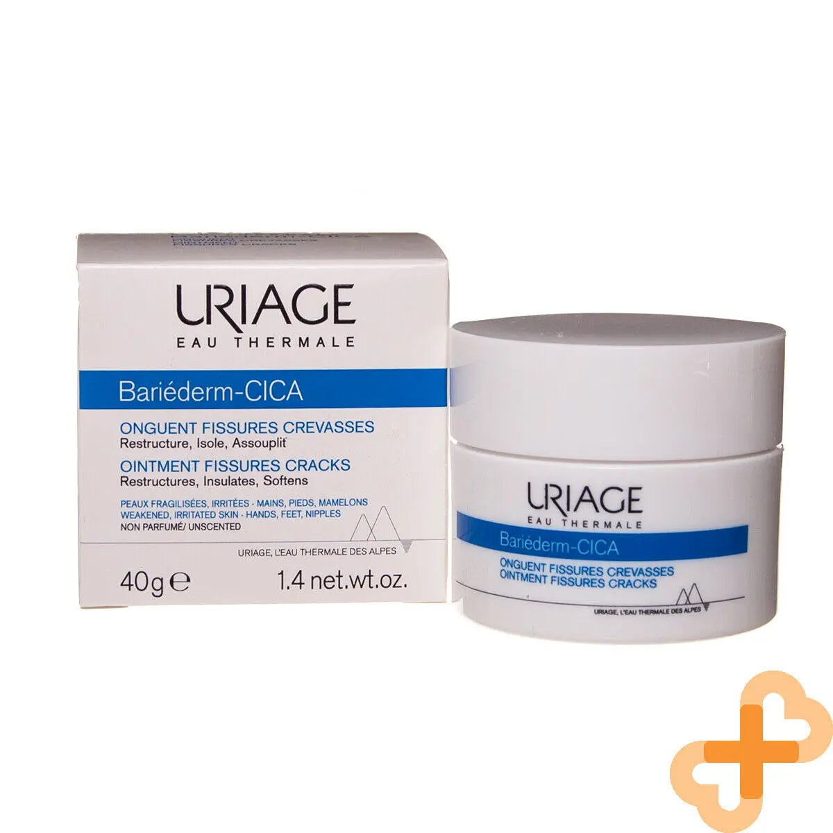 Uriage Bariederm Ointment Fissures Cracks 40ml Restructures Insulates Uriage Au supplements