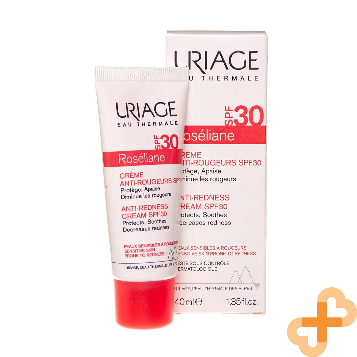 Uriage Roseliane Anti-Redness Cream SPF30 40ml Sensitive Skin Protects Uriage Au supplements