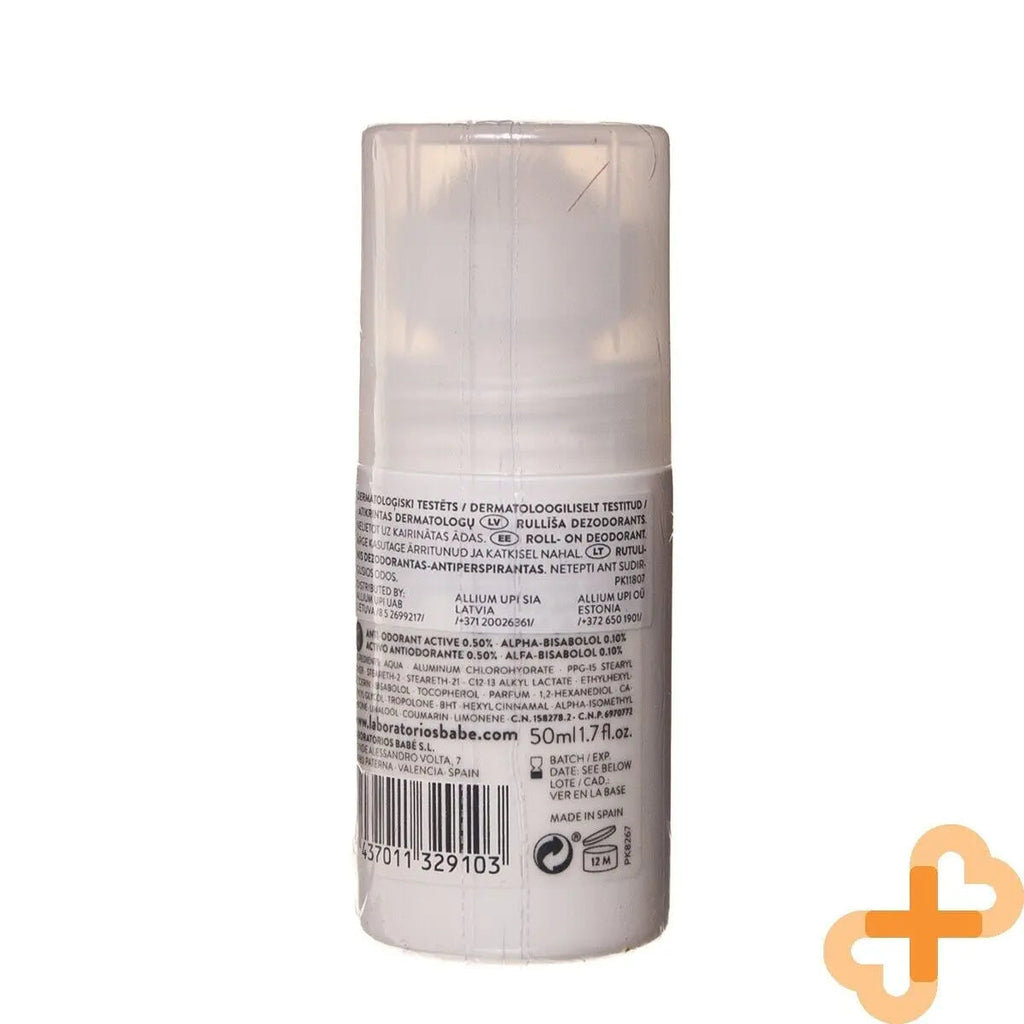 BABĒ BODY Roll On Deodorant Antiperspirant for Sensitive Skin 50 ml Babe Au supplements