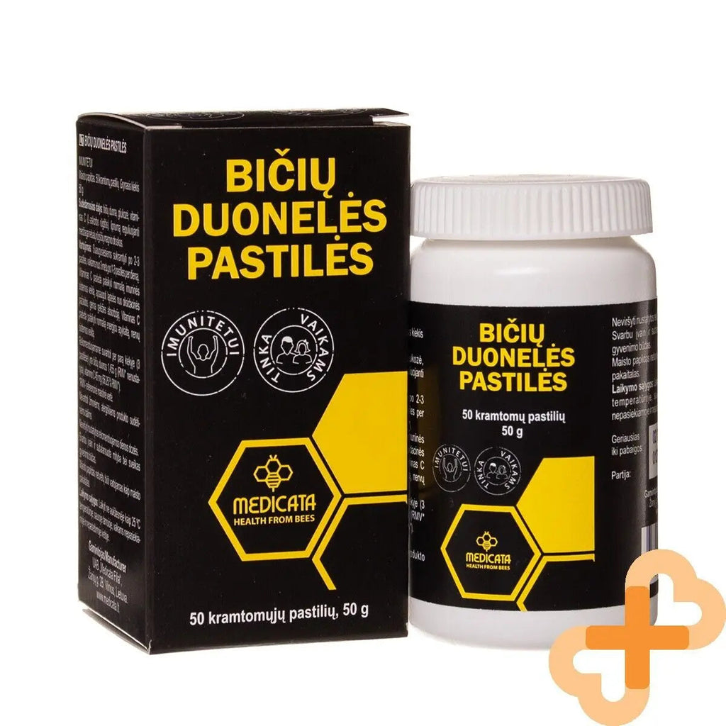MEDICATA Bee Bread 50 Chewable Pastilles Immunity System Supplement Adult Child MEDICATA Au supplements