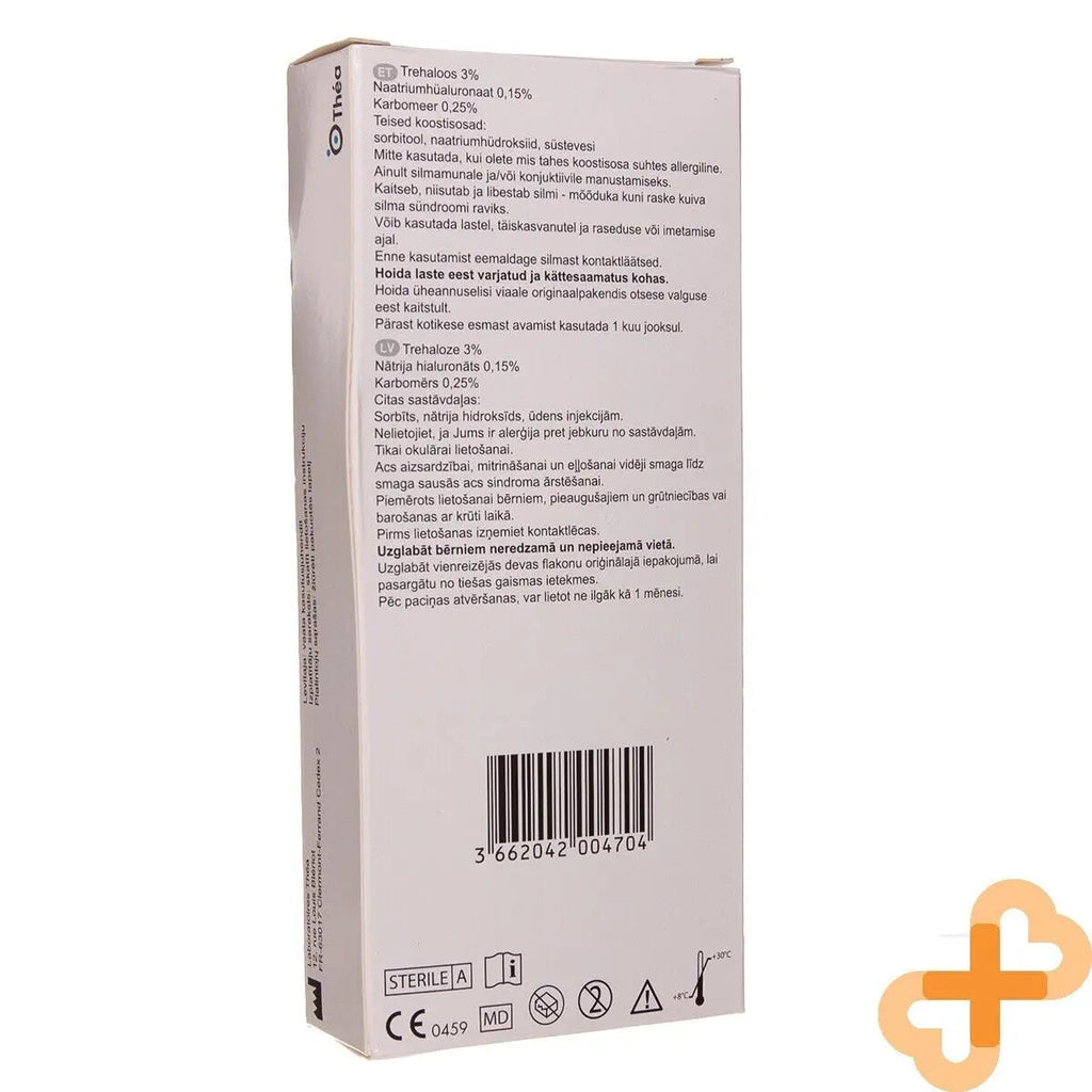 THEALOZ DUO Gel Eye Drops for Dry Eye Syndrom Treatment 0,4g THEALOZ Au supplements