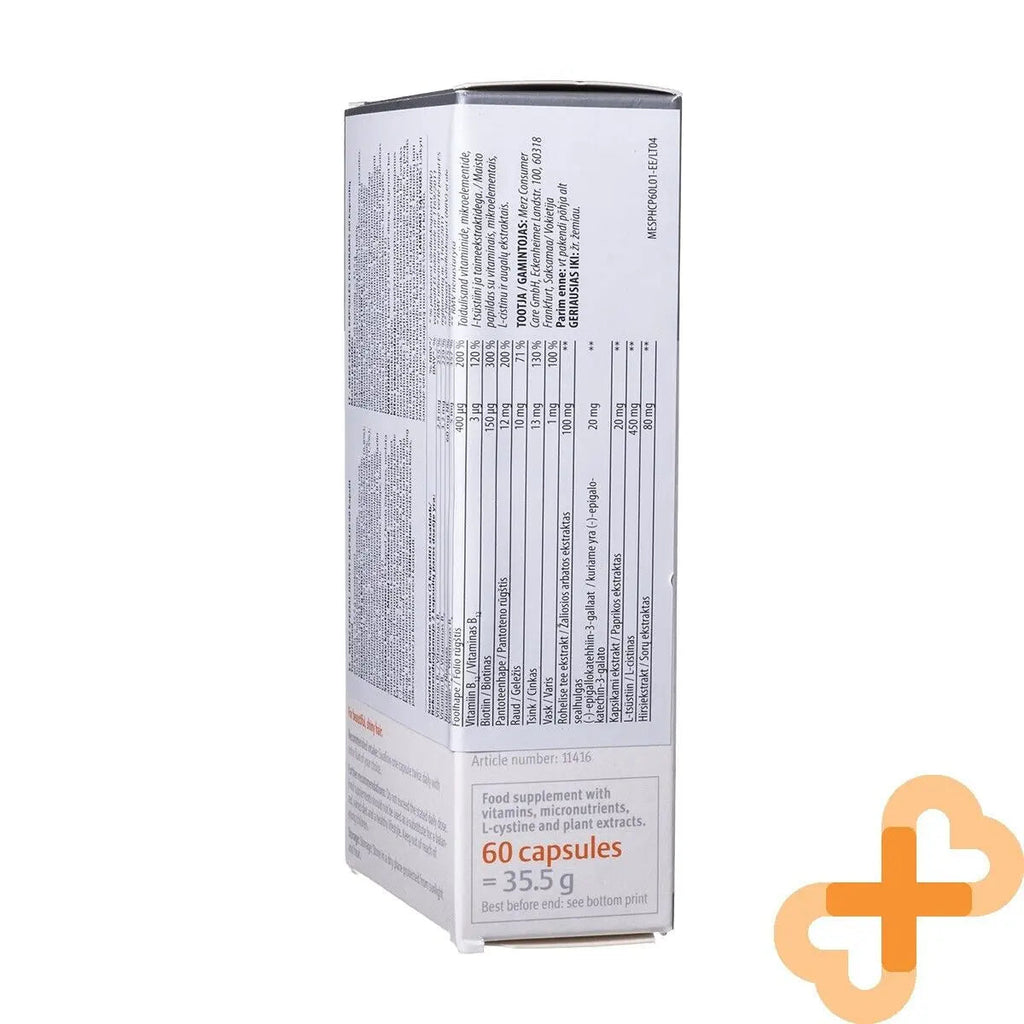 MERZ SPEZIAL Hair 60 Capsules Supplement for Strong and Beautiful Hair Merz Au supplements