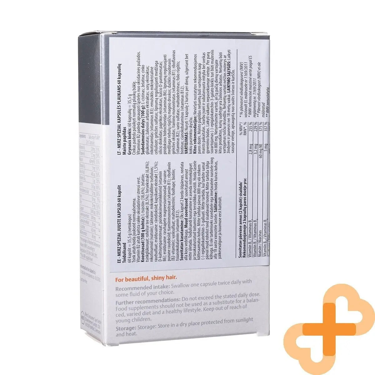 MERZ SPEZIAL Hair 60 Capsules Supplement for Strong and Beautiful Hair Merz Au supplements