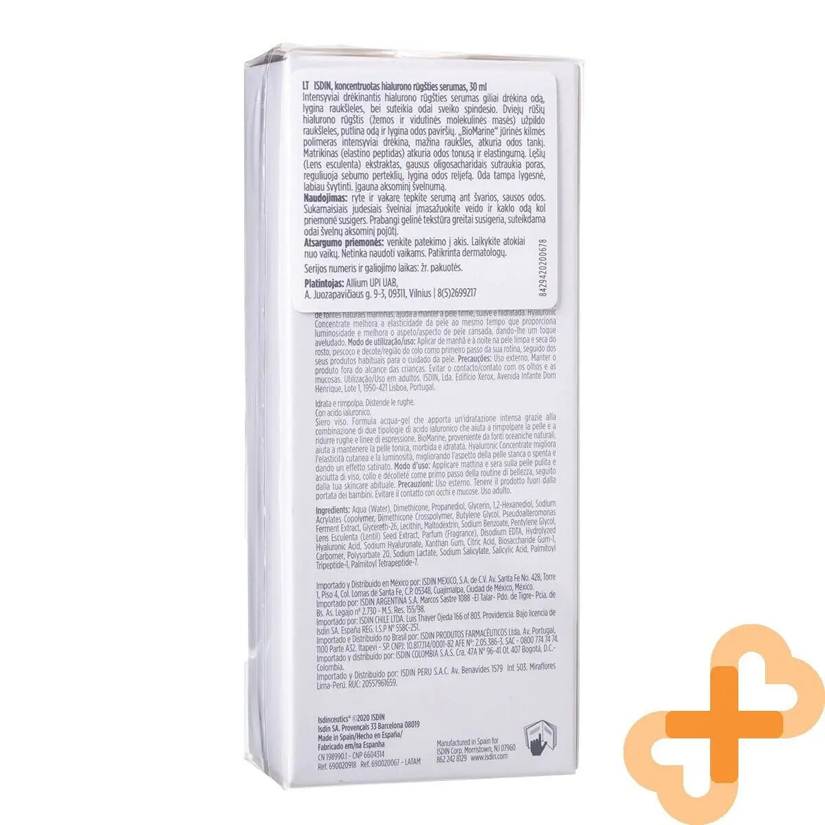 ISDIN Isdinceutics Hyaluronic Concentrate Serum 30ml Moisturizing ISDIN Au supplements