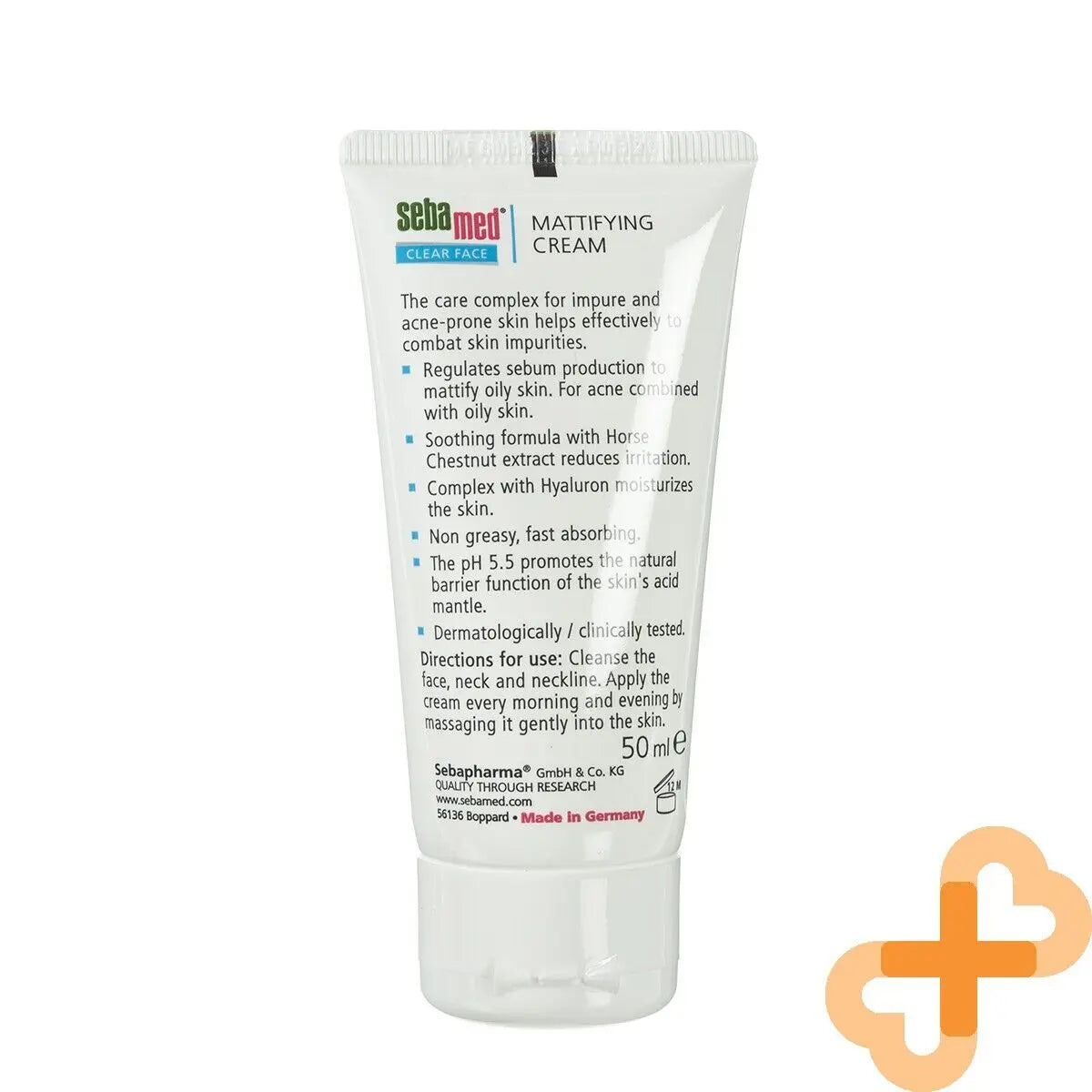 SEBAMED Clear Face Mattifying Cream for Oily and Acne-Prone Skin 50ml SebaMed Au supplements