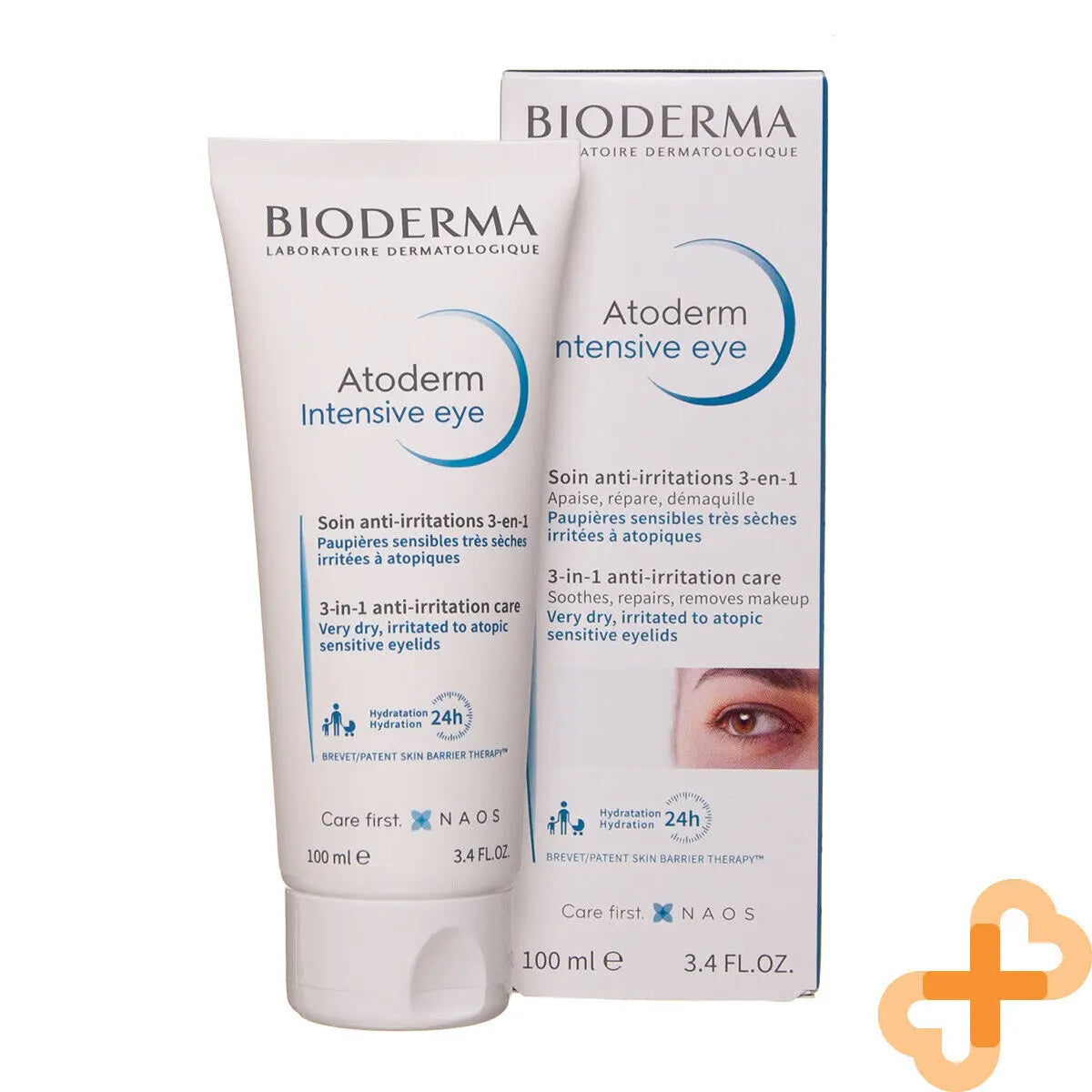 BIODERMA ATODERM INTENSIVE EYE Cream Moisturer Anti Age 3IN1 100ML BIODERMA Au supplements