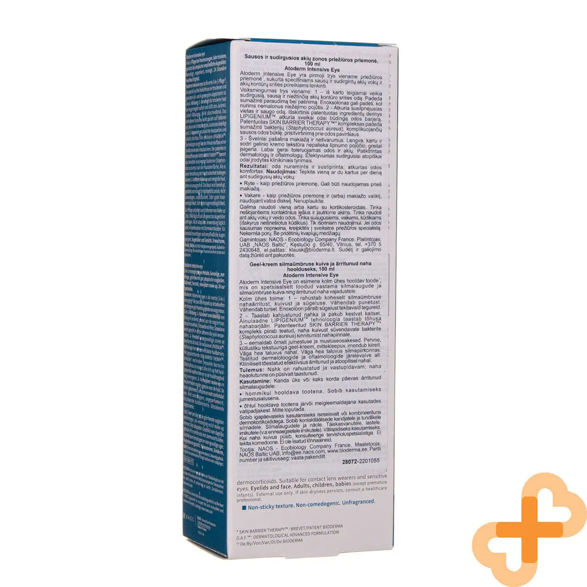 BIODERMA ATODERM INTENSIVE EYE Cream Moisturer Anti Age 3IN1 100ML BIODERMA Au supplements