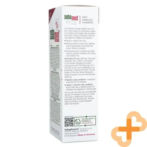 SEBAMED Anti - Hairloss Shampoo 200ml For All Hair Types Ginkgo Biloba SebaMed Au supplements