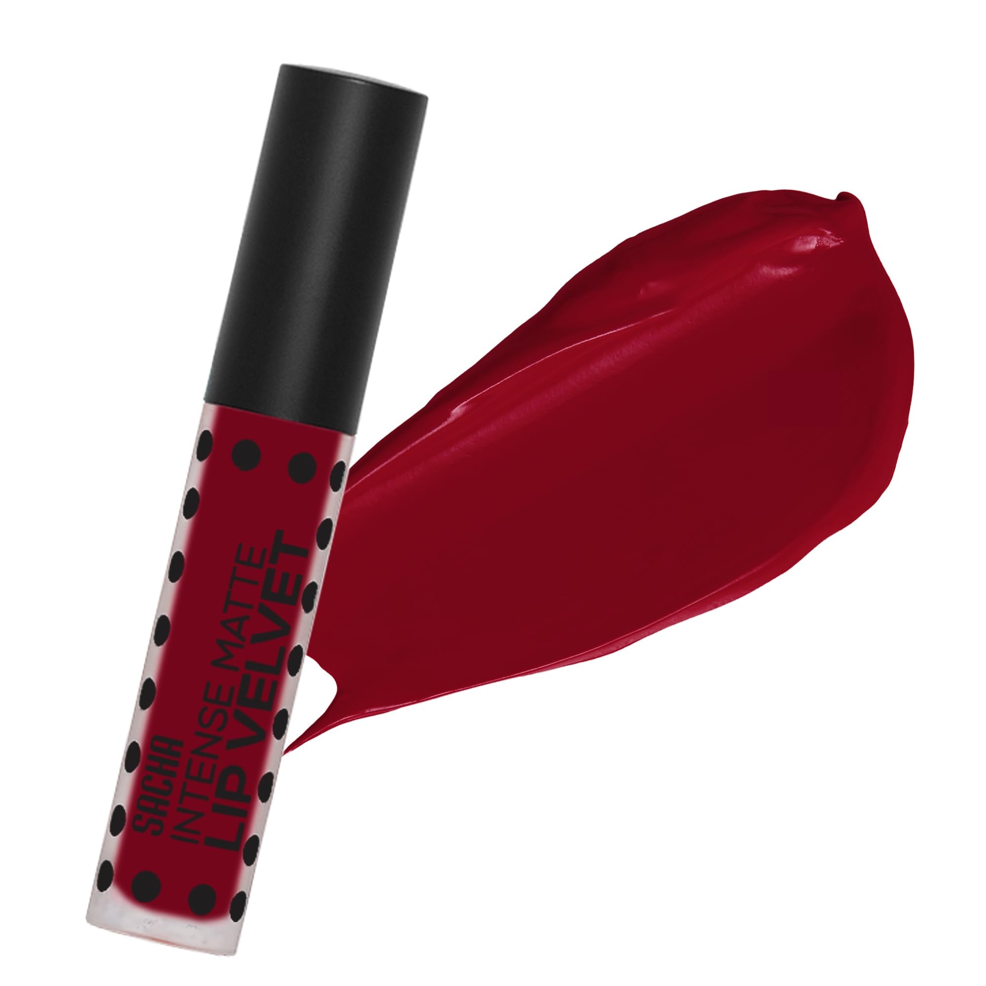 Sacha Cosmetics Intense Matte Lip Velvet Liquid Lipstick, Long-Lasting Velvet Matte Finish, 0.2 fl oz Pass The Money - TrustMedUSA