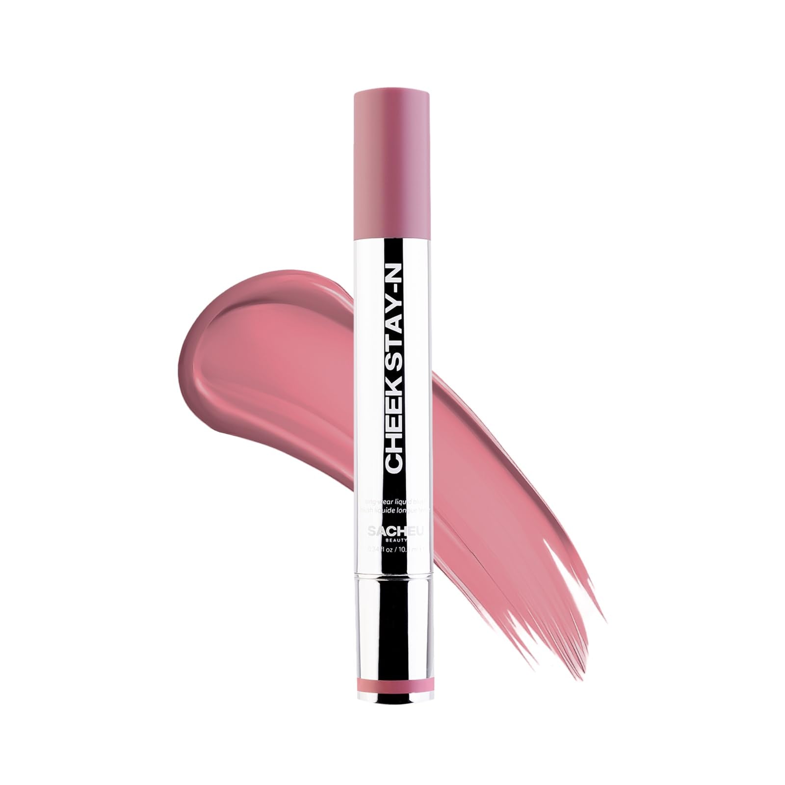 Sacheu Cheek STAY-N Liquid Blush for Cheeks — High Pigment, Buildable, Lightweight Cream Blush for Dewy & Radiant Flushed Cheeks — Long-lasting & Cruelty Free, I'm Guilty - TrustMedUSA