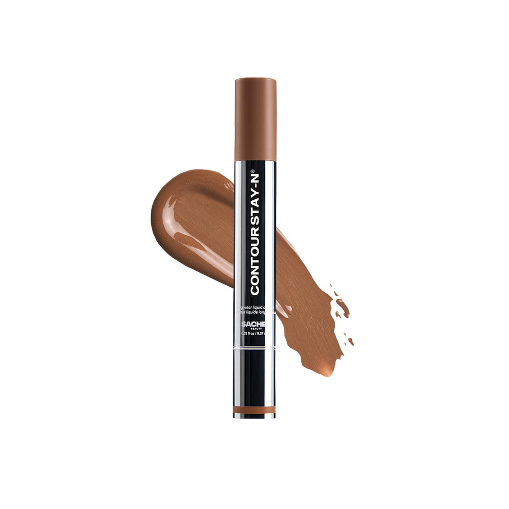 Sacheu Liquid Contour STAY-N Long Wear Cream Contour Makeup — Long Lasting, Blendable, & Lightweight Formula — Vegan & Cruelty-free, Giving Drama - TrustMedUSA