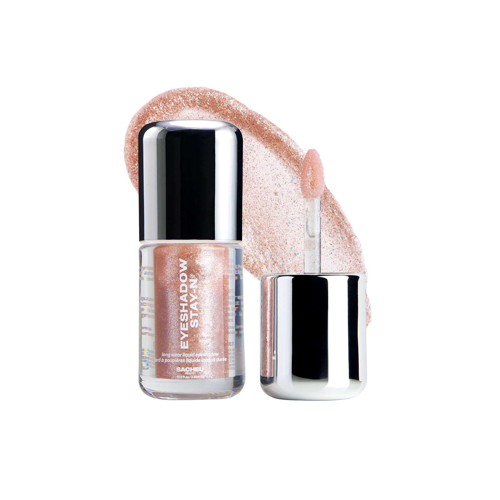Sacheu Liquid Eyeshadow STAY-N Longwear Eye Makeup — Buildable Highly Pigmented & Blendable Eye Shadow Cream in Matte & Shimmer Finishes, Candy Dipp’d - TrustMedUSA