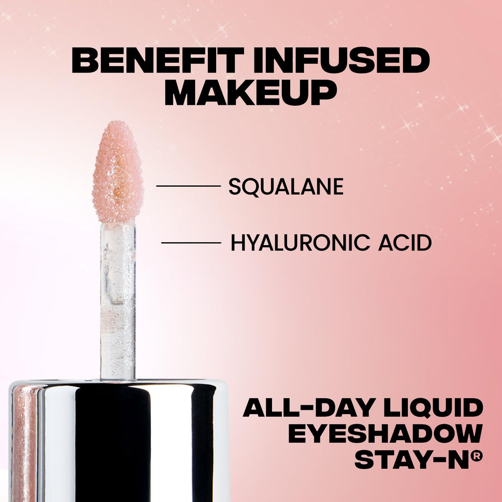 Sacheu Liquid Eyeshadow STAY-N Longwear Eye Makeup — Buildable Highly Pigmented & Blendable Eye Shadow Cream in Matte & Shimmer Finishes, Candy Dipp’d - TrustMedUSA