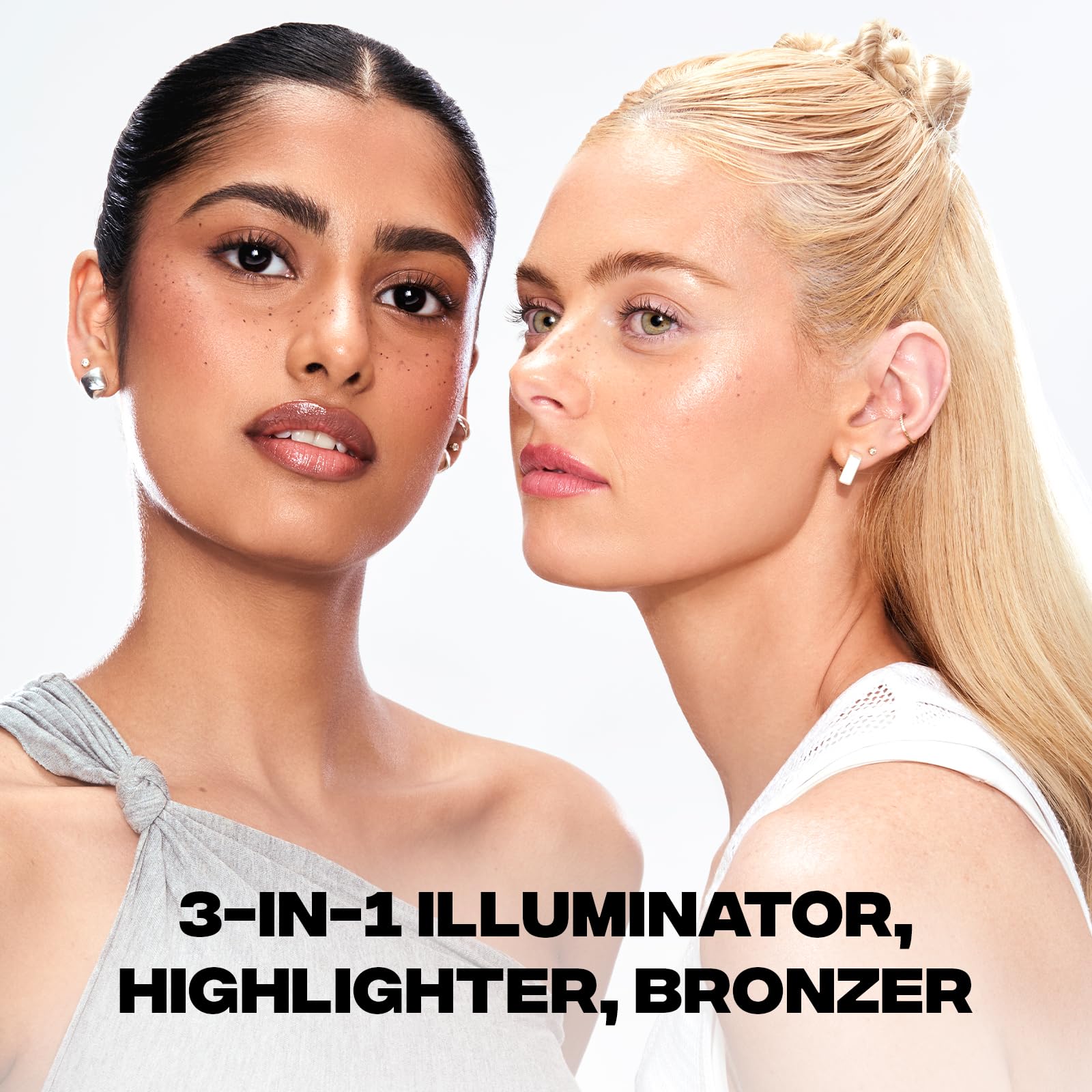 Sacheu Liquid Glow STAY-N Liquid Highlighter & Illuminator Makeup — 30ml Long Lasting Luminous Glow Lightweight Dewy Finish, Glow Getter - TrustMedUSA