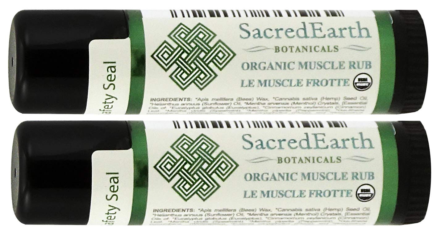 Sacred Earth Botanicals Organic Muscle Rub Single (2-Pack) - TrustMedUSA