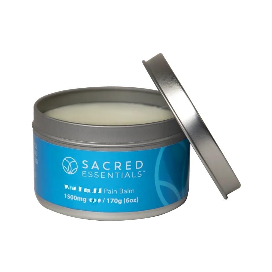 Sacred Essentials™ Extra Strength Hemp Cream, 6 oz, 1500 mg - Ideal for Muscles, HIPS, Joints, Neck, Back, Elbows, Fingers, Hands, and Knees. Made in USA - TrustMedUSA