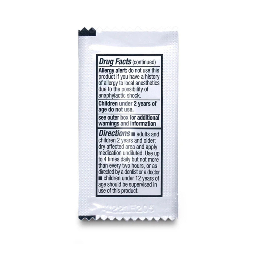 Safetec Oral Pain Relief, .75 g Packets, Box of 144 - TrustMedUSA
