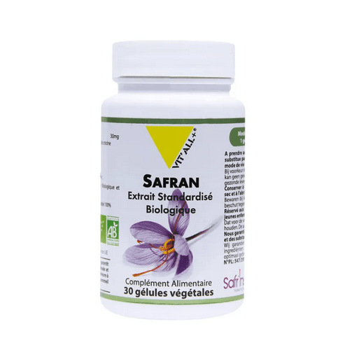 Safran BIO Extrait standardisé 30 gélules VIT'ALL+ - TrustMedUSA