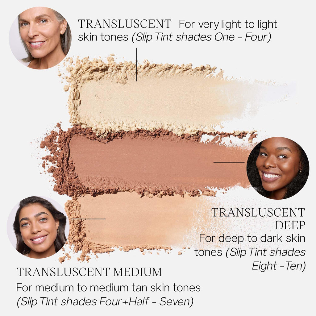 Saie Airset Radiant Loose Setting Powder - Weightless Face Powder to Set, Smooth + Diffuse Face Makeup - Formulated with Hydrating Squalane - Translucent (0.14 oz) - TrustMedUSA