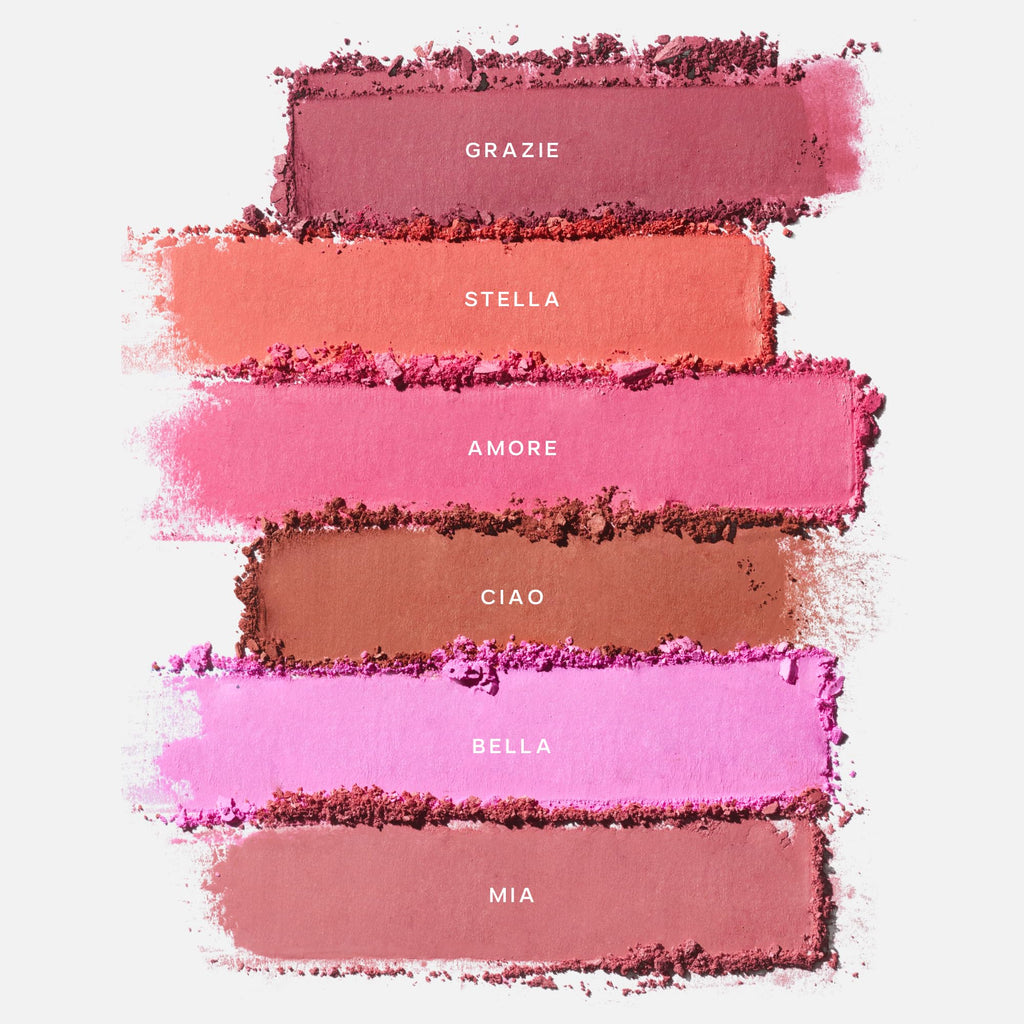 Saie Cheek Flush Duo - Dew Liquid Blush (.40 oz, Flirty), SuperSuede Baked Powder Blush (.01 oz, Amore) - Layerable, Skin-Nourishing Blushes for a Seamless Radiant Finish - TrustMedUSA