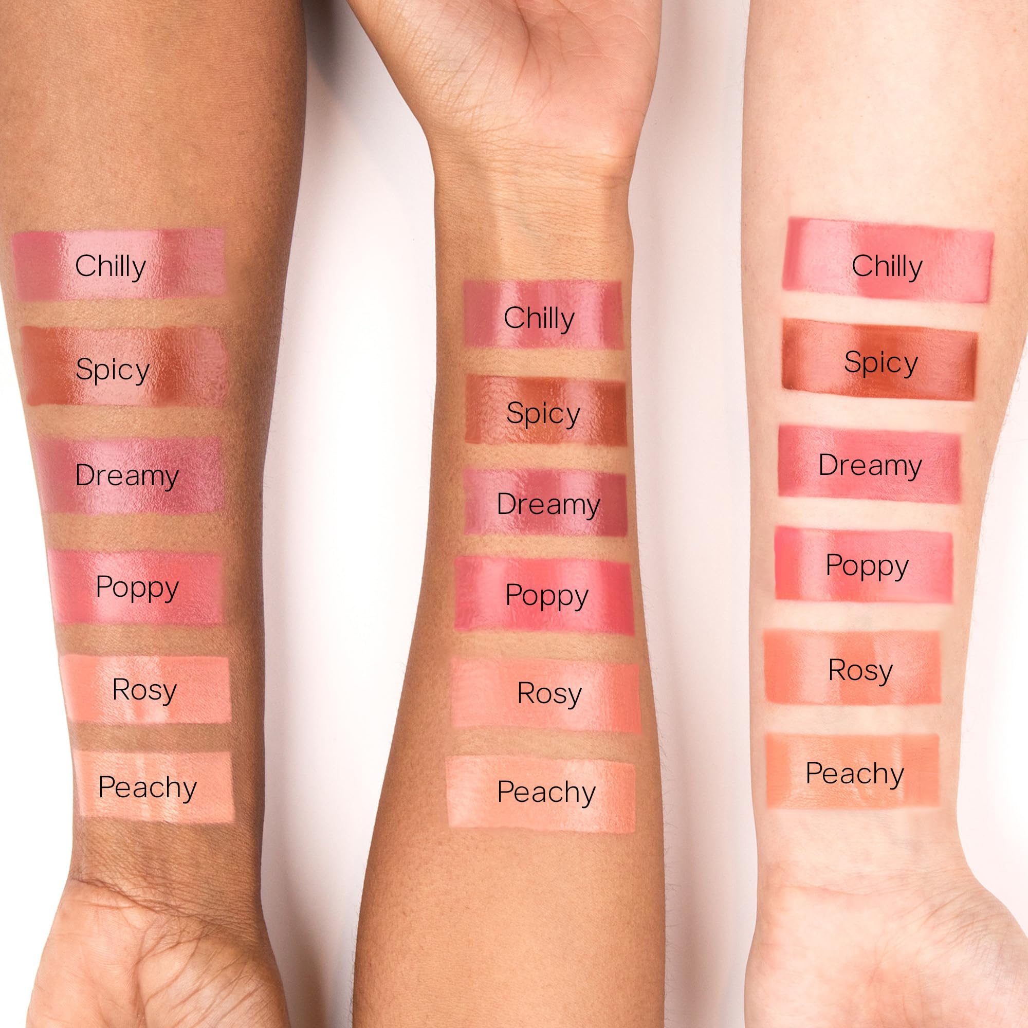 Saie Dew Liquid Blush for Cheeks - Hydrating Cream Blush Stick with a Blendable + Buildable Formula - Skincare Infused Dewy Cheek Tint for a Natural Flush - Glowy Makeup Essential - Spicy (.40 oz) - TrustMedUSA