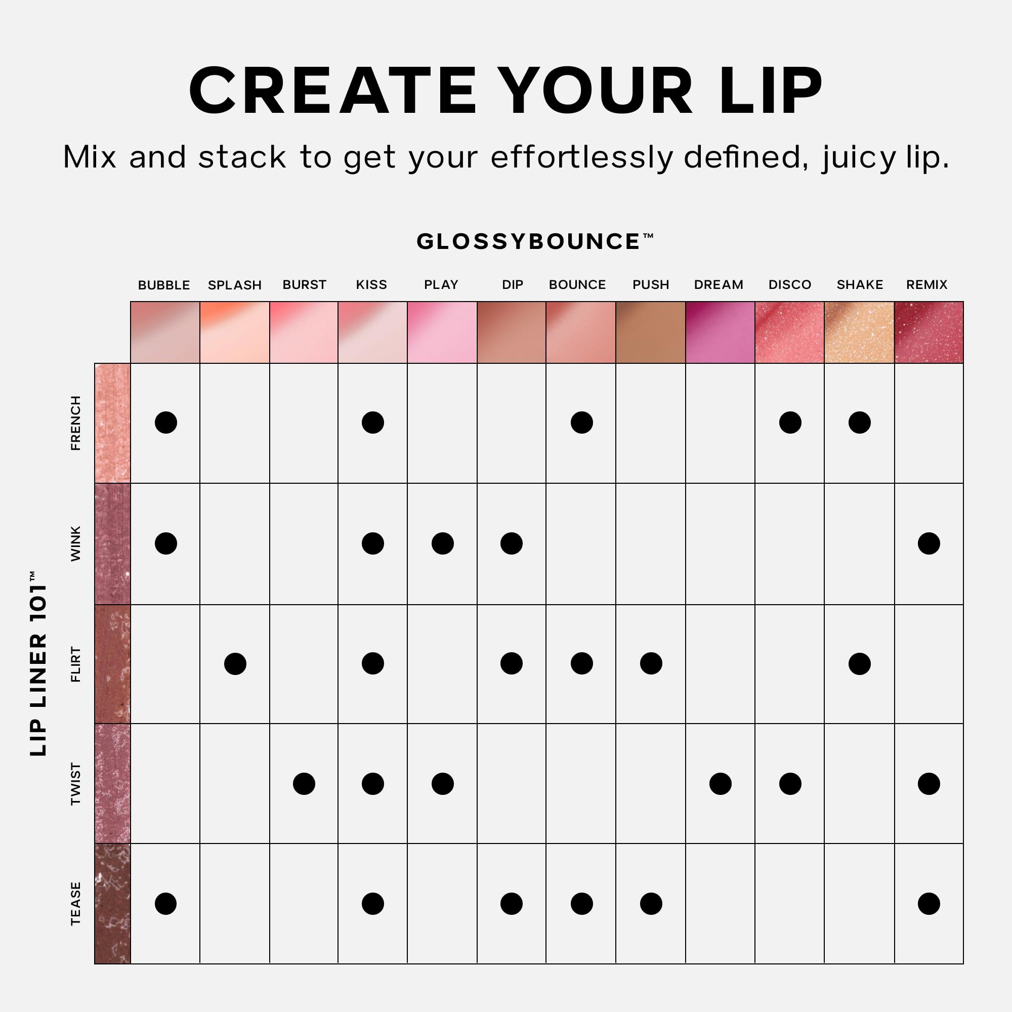 Saie Dewy Glow Duo - Dew Liquid Blush - (.40 oz, Hottie), Glossybounce Lip Gloss-Oil Hybrid (.17 oz, Splash) - Hydrating, Vegan Makeup for Radiant Cheeks & Lips - TrustMedUSA