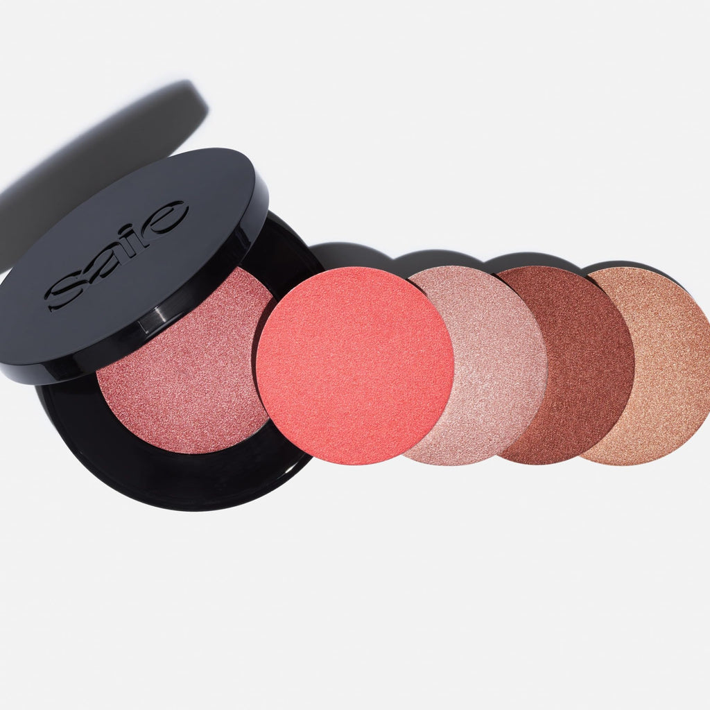 Saie Glow Sculpt Multi-Use Highlighter + Cream Blush - Lightweight Highlighter Makeup with Hyaluronic Acid + Micropearl for Radiant, Glowing Skin - Mauveglow (.02 oz) - TrustMedUSA