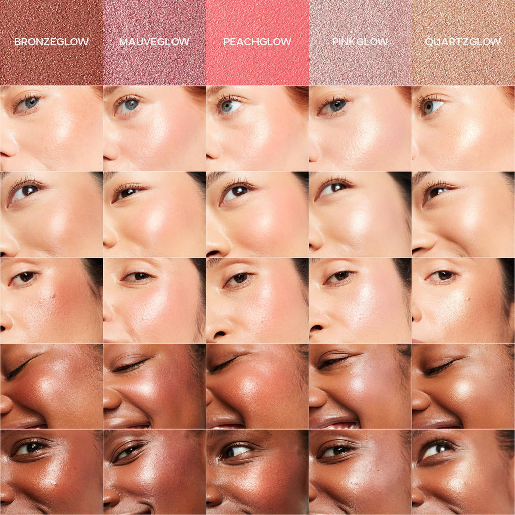 Saie Glow Sculpt Multi-Use Highlighter + Cream Blush - Lightweight Highlighter Makeup with Hyaluronic Acid + Micropearl for Radiant, Glowing Skin - Mauveglow (.02 oz) - TrustMedUSA