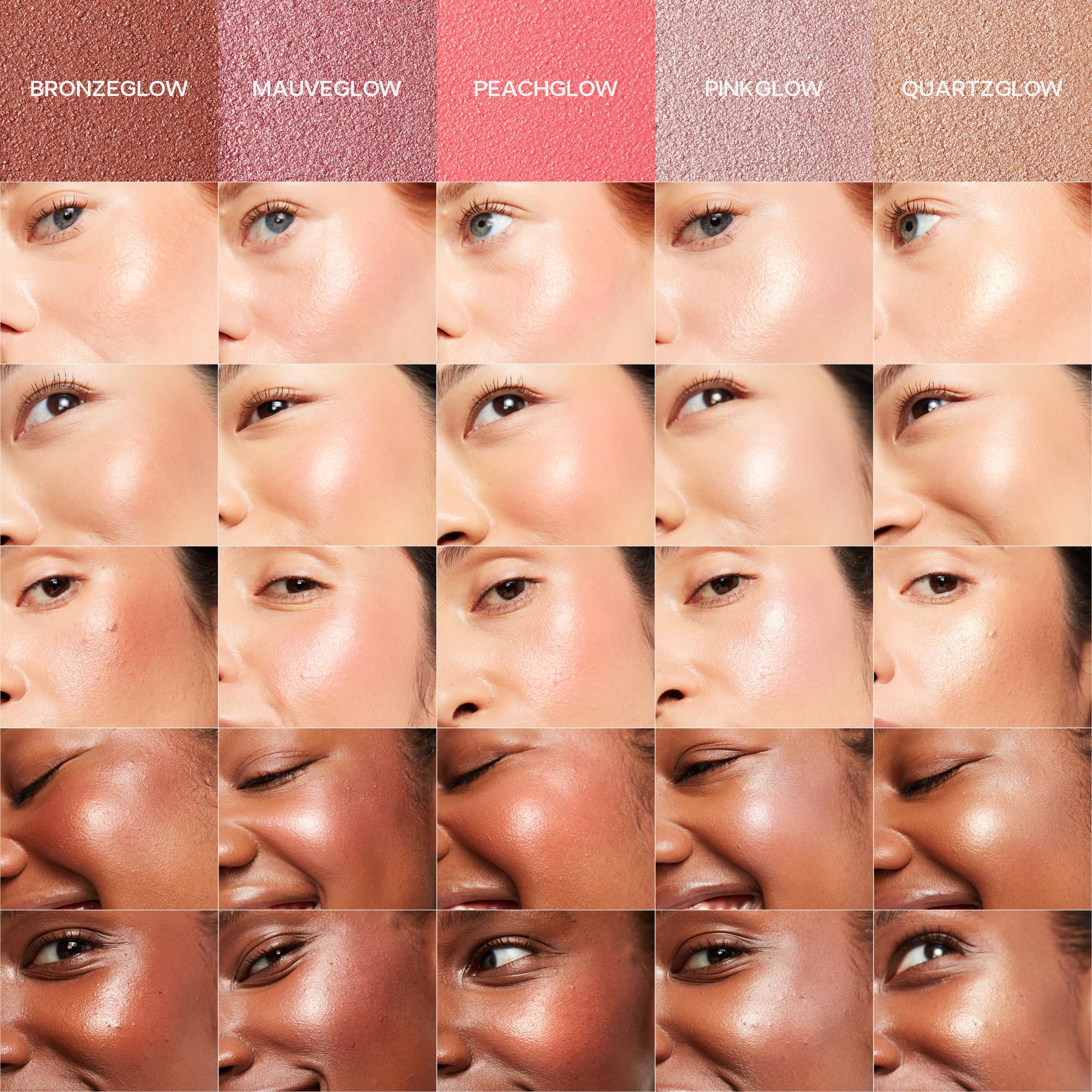 Saie Glow Sculpt Multi-Use Highlighter + Cream Blush - Lightweight Highlighter Makeup with Hyaluronic Acid + Micropearl for Radiant, Glowing Skin - Mauveglow (.02 oz) - TrustMedUSA