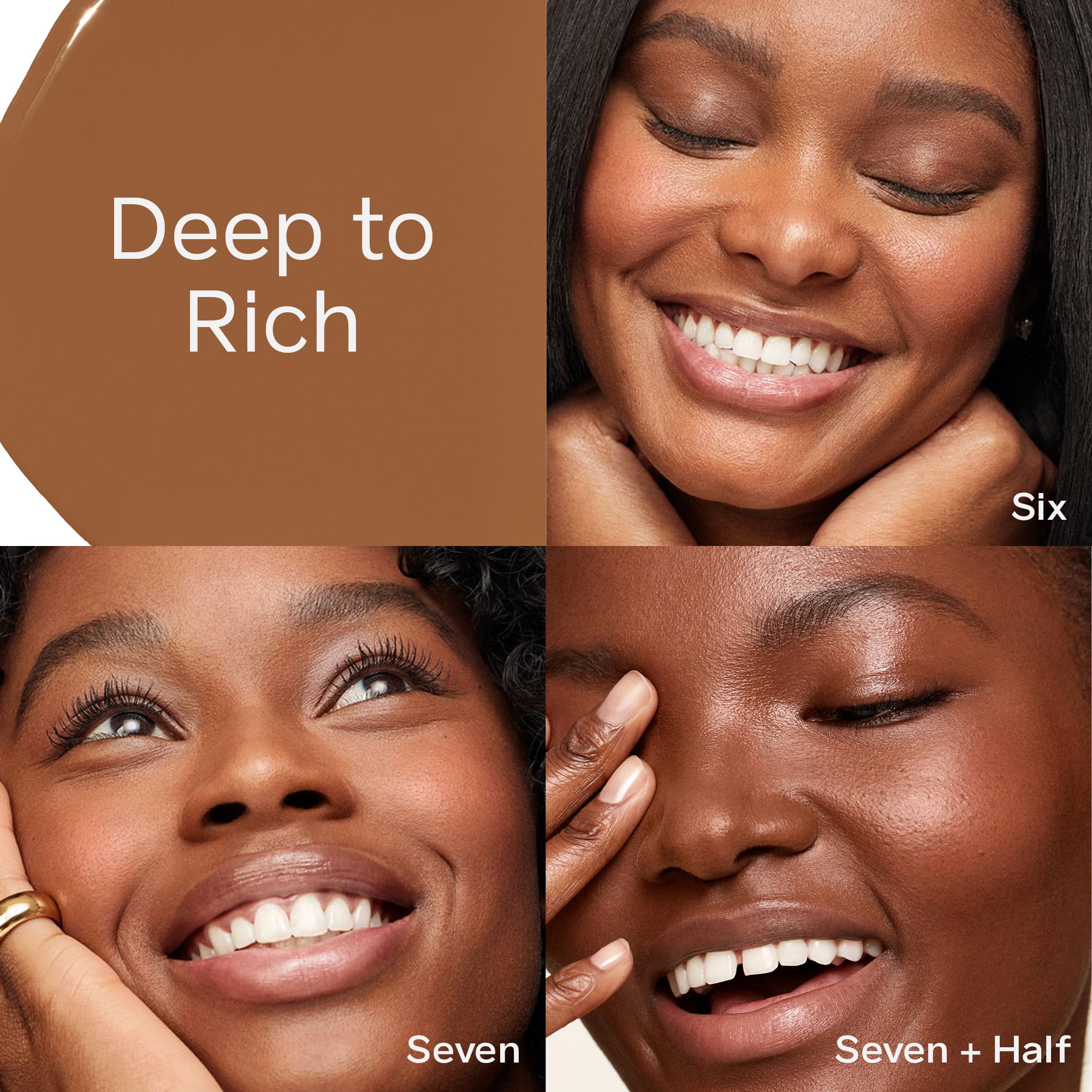 Saie Hydrabeam Under Eye Brightener - Sheer + Hydrating Concealer with Glycerin, Squalane + Cucumber Extract - Brightening Under Eye Concealer + Corrector for Even, Glowing Skin - Shade 6 (0.2 oz) - TrustMedUSA