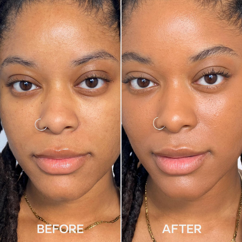 Saie Hydrabeam Under Eye Brightener - Sheer + Hydrating Concealer with Glycerin, Squalane + Cucumber Extract - Brightening Under Eye Concealer + Corrector for Even, Glowing Skin - Shade 6 (0.2 oz) - TrustMedUSA