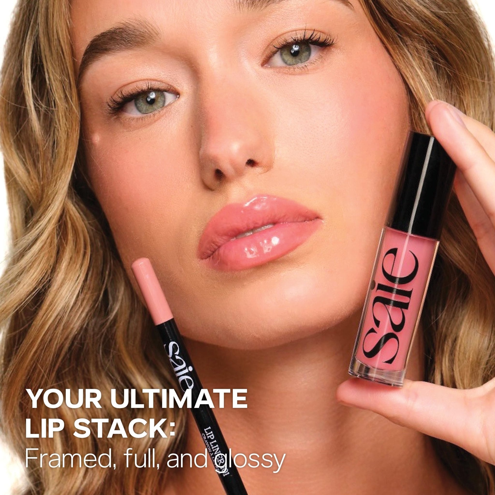 Saie Lip Liner 101 - Lip Pencil Made with a Creamy, Soft Matte Formula for a Naturally Framed or Fully Filled Look - Supercharged with Shea Butter & Jojoba Oil - Tease (.05 oz) - TrustMedUSA