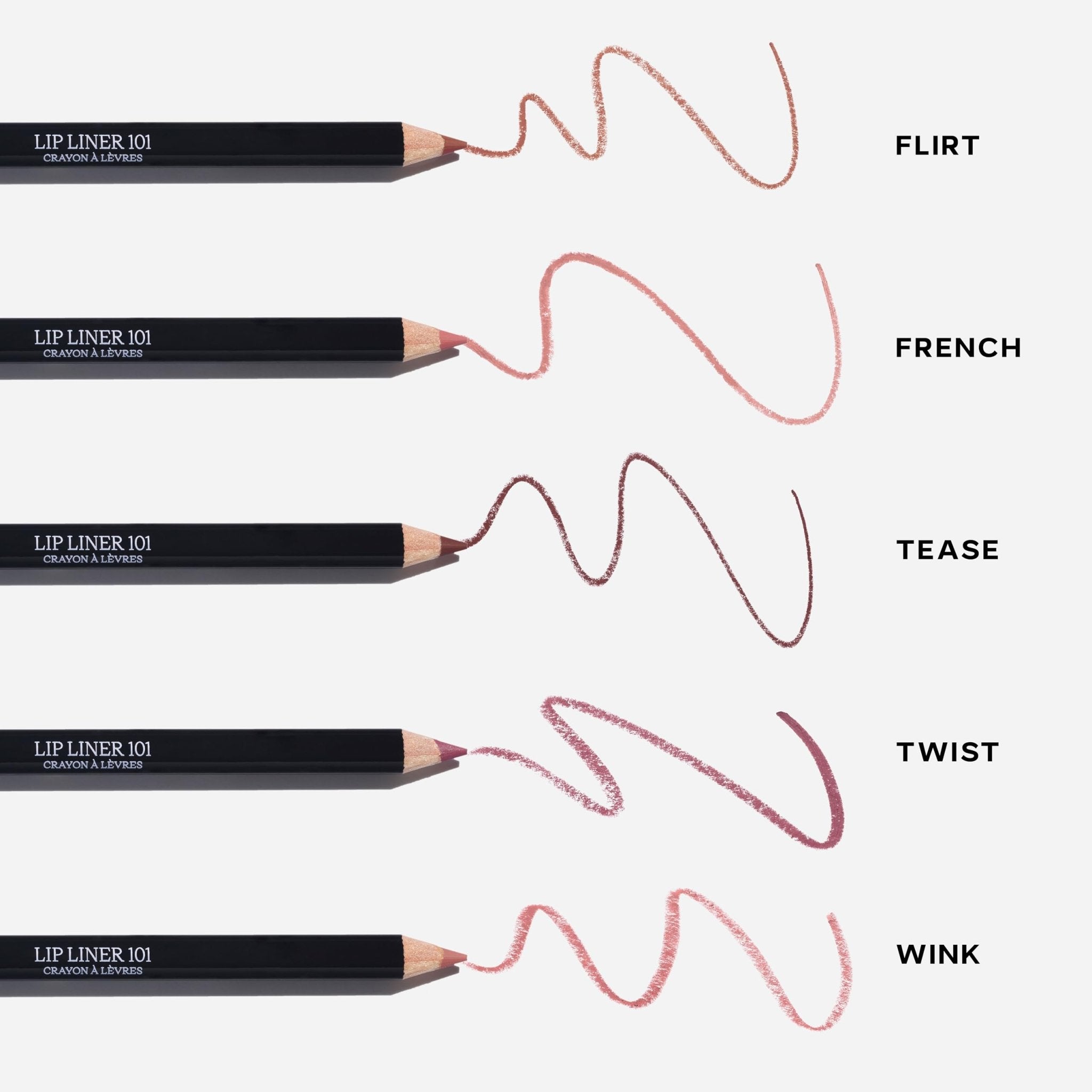 Saie Lip Liner 101 - Lip Pencil Made with a Creamy, Soft Matte Formula for a Naturally Framed or Fully Filled Look - Supercharged with Shea Butter & Jojoba Oil - Tease (.05 oz) - TrustMedUSA