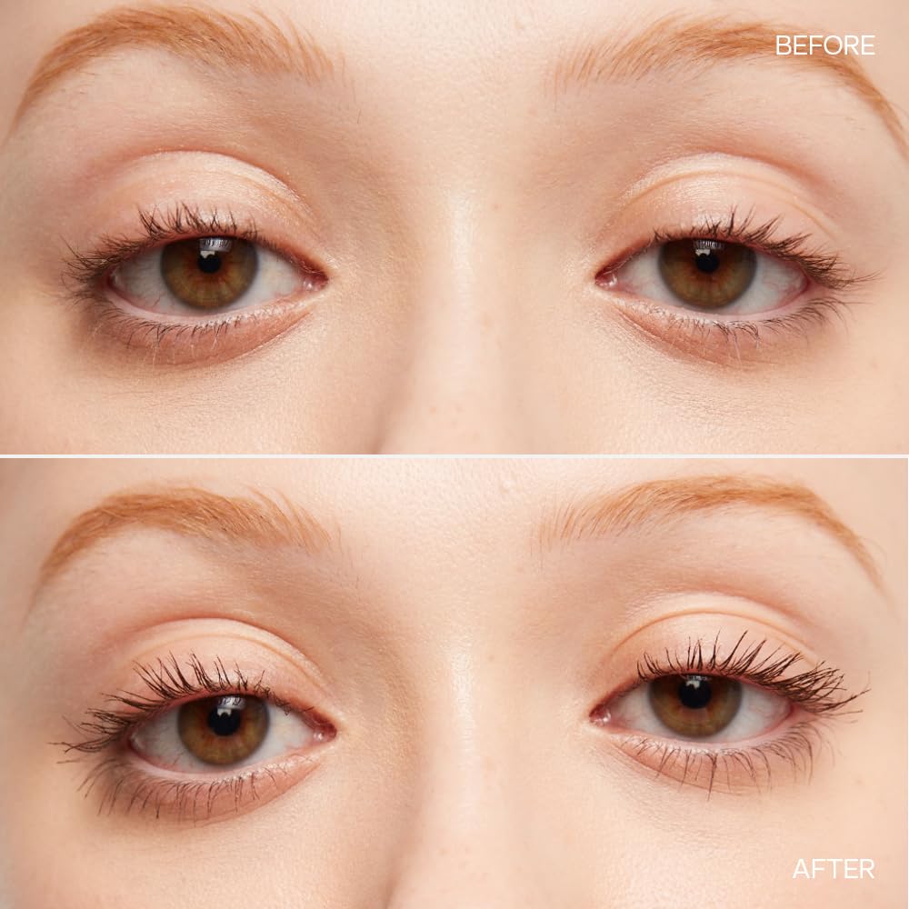 Saie Mascara 101 - Lash Lengthening Mascara for Thick, Bold, Lifted Lashes - Buildable Eye Makeup Formulated to Strengthen and Condition with Rich Nutrients - Brown (0.31 oz) - TrustMedUSA