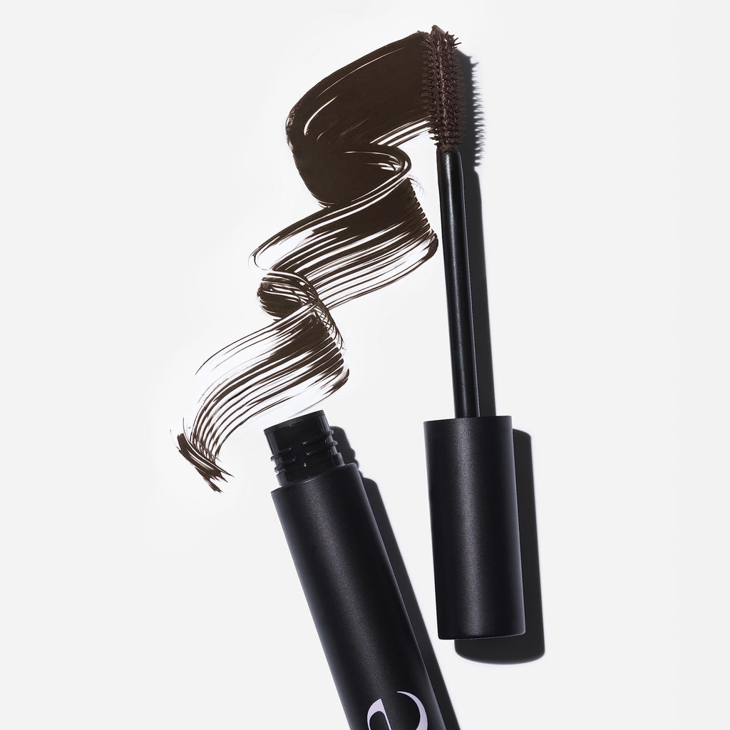 Saie Mascara 101 - Lash Lengthening Mascara for Thick, Bold, Lifted Lashes - Buildable Eye Makeup Formulated to Strengthen and Condition with Rich Nutrients - Brown (0.31 oz) - TrustMedUSA