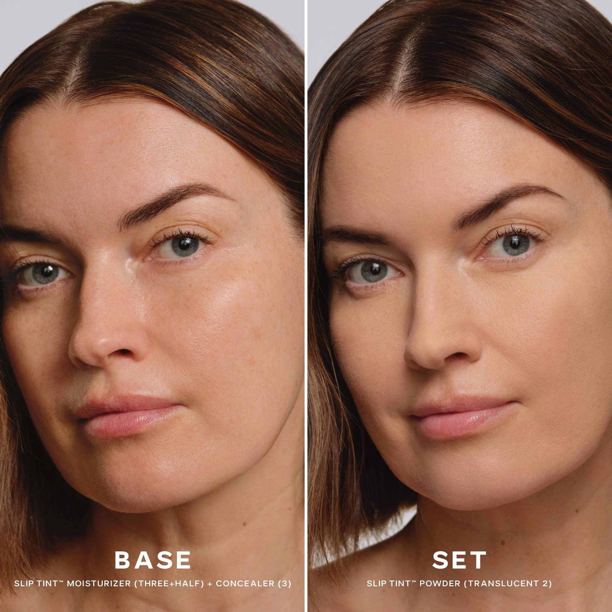 Saie Slip Tint Baked Setting Powder - Translucent Powder for Face Makeup with a Natural-Radiant Finish - Blurs, Brightens & Smooths Complexion - Translucent 2 - Light to Medium (0.24 oz) - TrustMedUSA