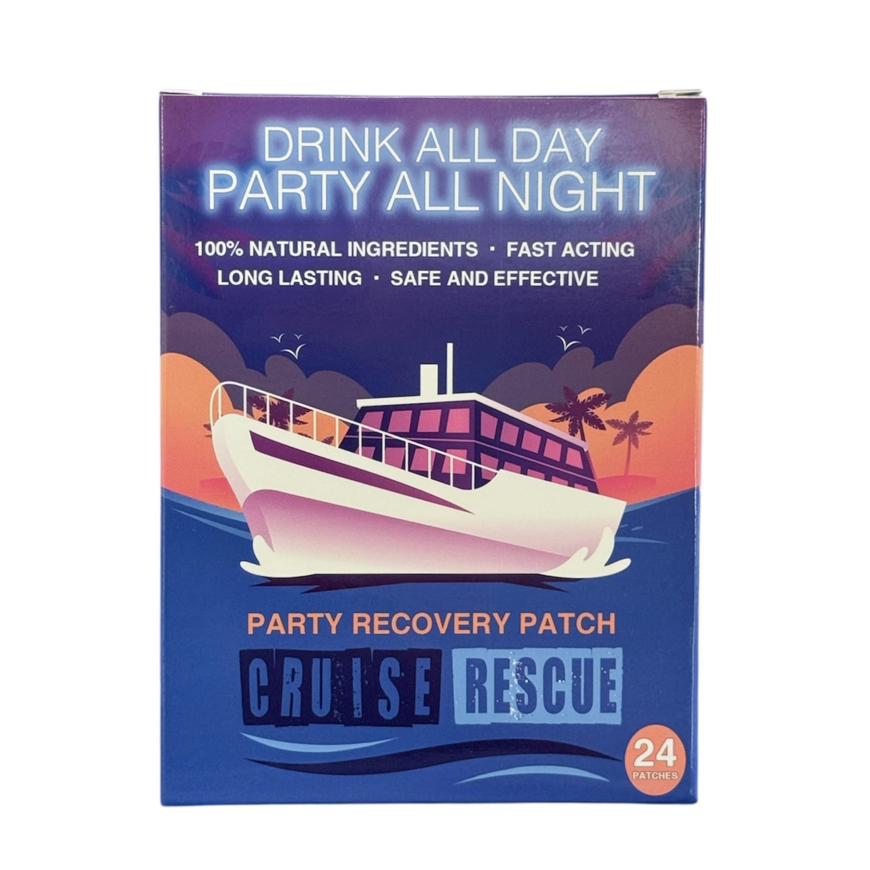 SAILPAK Cruise Rescue Cruise Relief Patch for Cruisers 24 Pack - TrustMedUSA