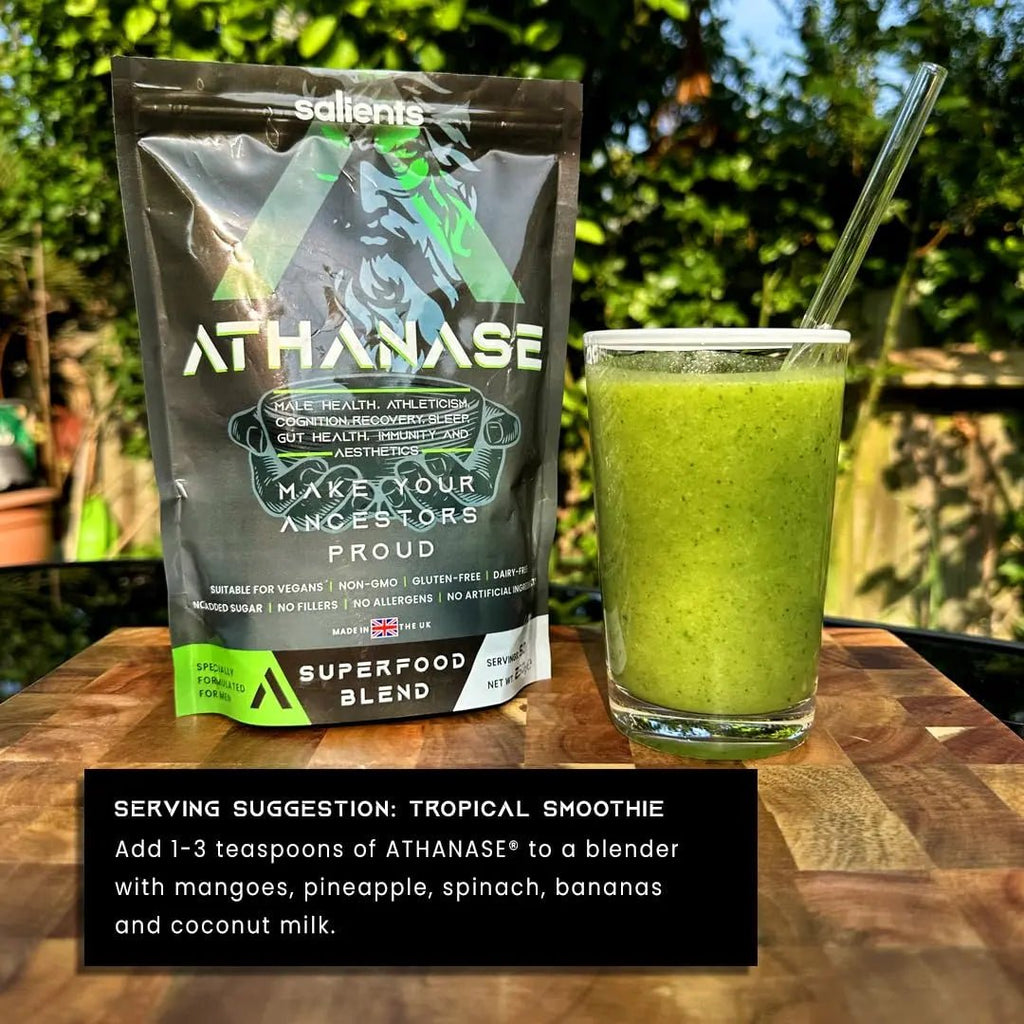 SALIENTS® ATHANASE® | Men's Super Greens Powder | Superfood Powder Blend - TrustMedUSA