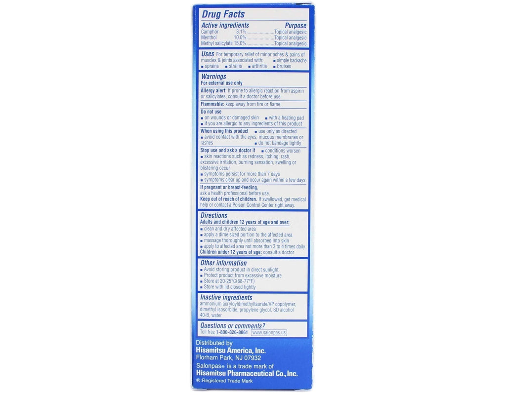Salonpas Deep Relieving Gel - 2.75 oz, Pack of 2 - TrustMedUSA