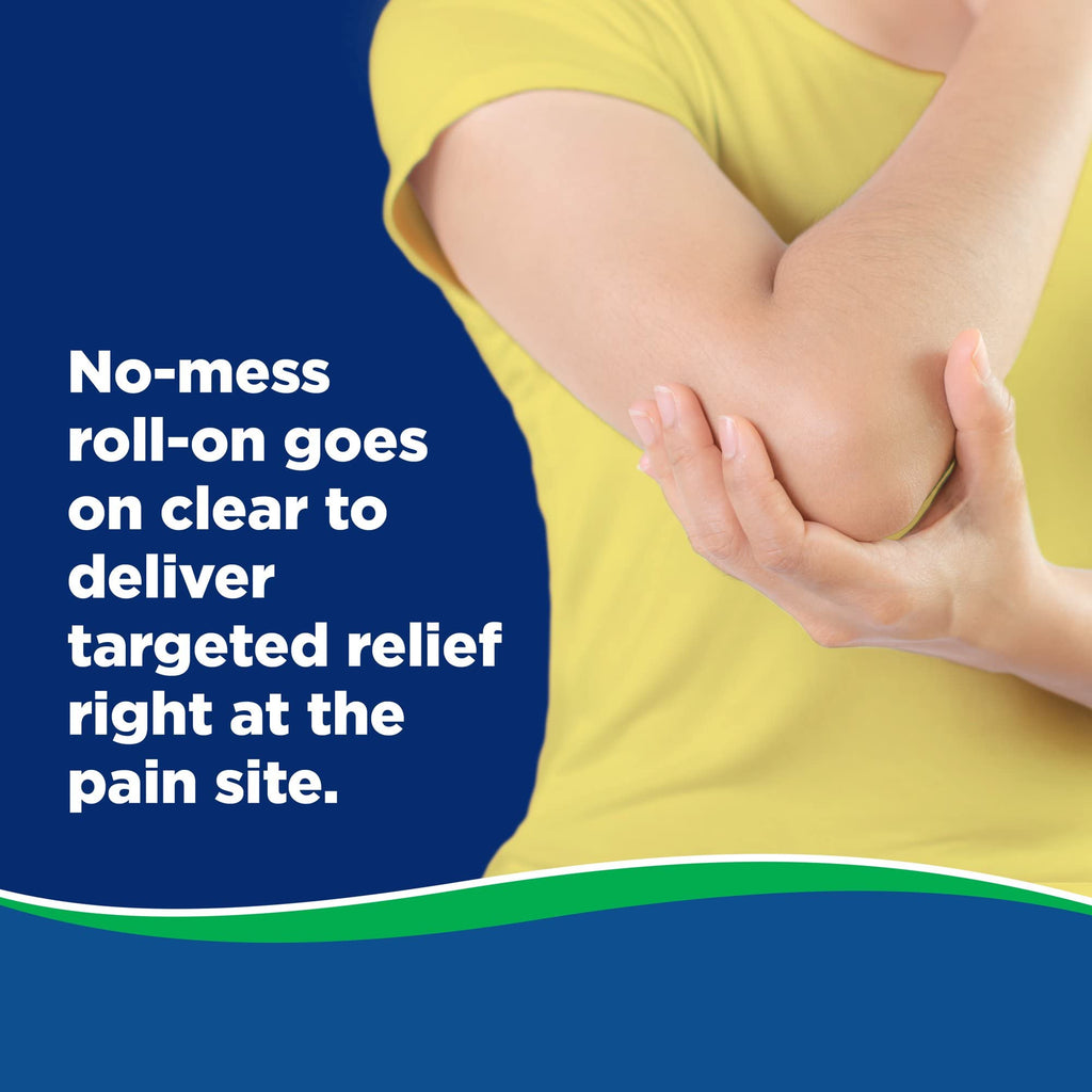 Salonpas LIDOCAINE Plus 3 oz ROLL ON Pain Relieving Liquid! Maximum Strength 4% Lidocaine for Numbing Pain Relief! Mess Free Application! (3 Pack) - TrustMedUSA