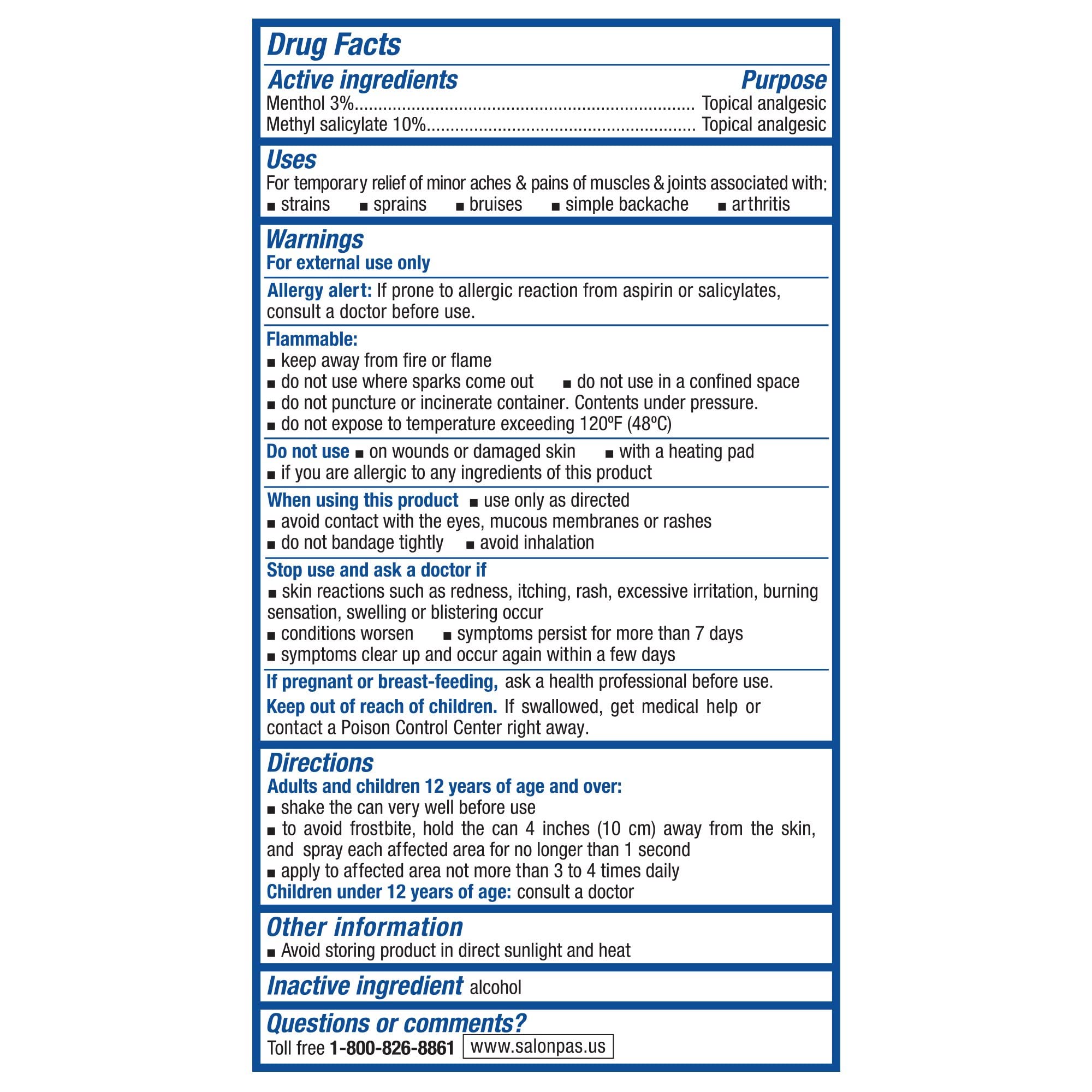 Salonpas Pain Relief Jet Spray 4z - Pack of 2 - TrustMedUSA