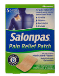 Salonpas Pain Relief Patches 5 Each - TrustMedUSA