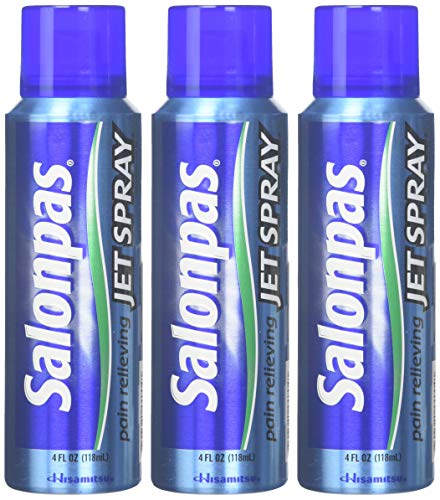 Salonpas Pain Relieving Jet Spray 4 oz (Pack of 3) - TrustMedUSA