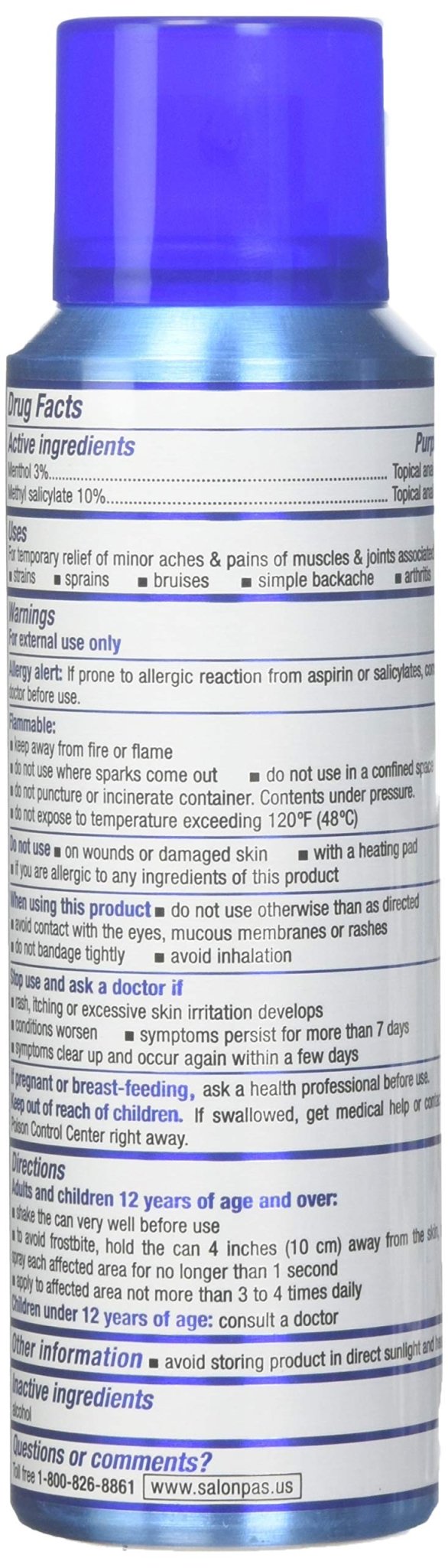 Salonpas Pain Relieving Jet Spray 4 oz (Pack of 3) - TrustMedUSA