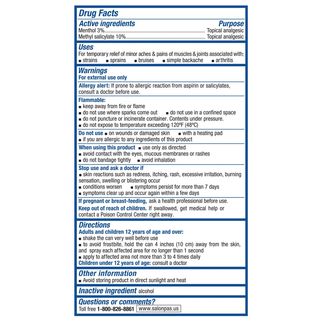 Salonpas Pain Relieving Jet Spray 4FL OZ 118ML - TrustMedUSA