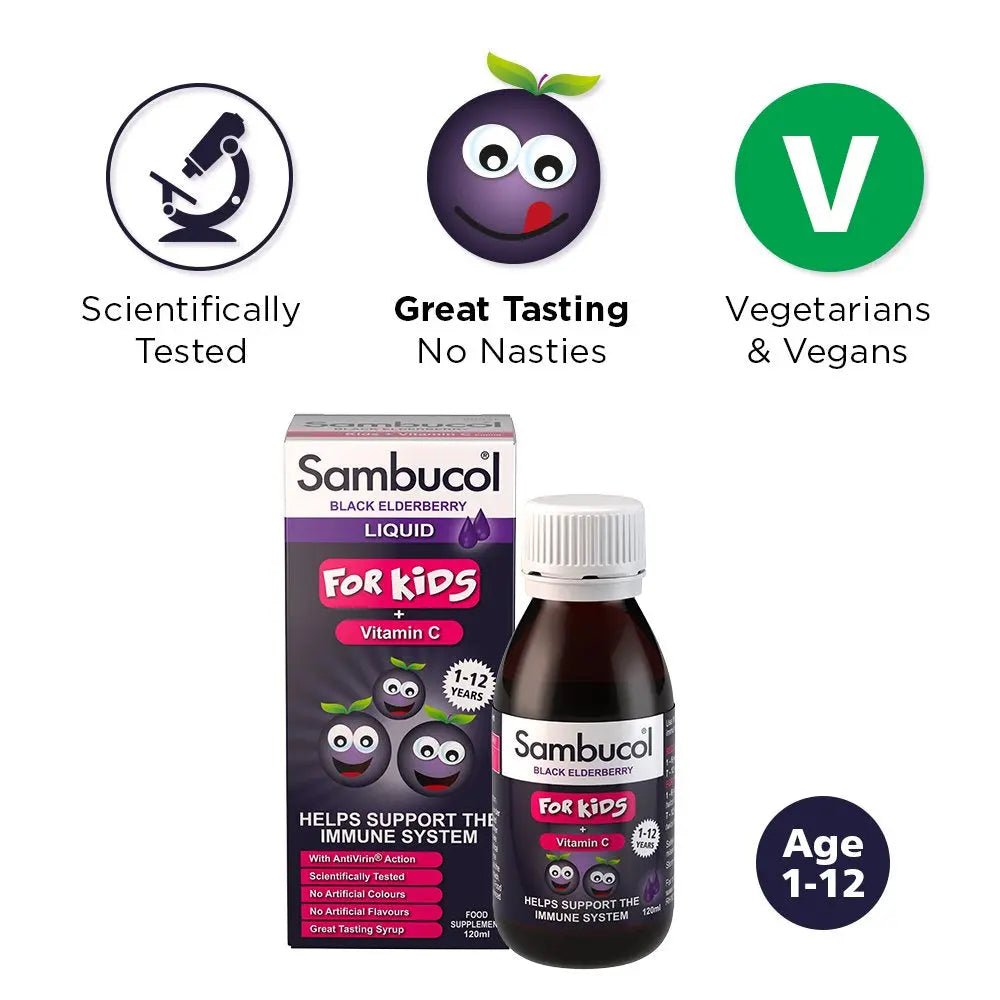 Sambucol Kids 120 ml For Immune Support, Drop - TrustMedUSA