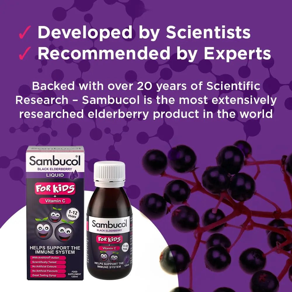 Sambucol Kids 120 ml For Immune Support, Drop - TrustMedUSA